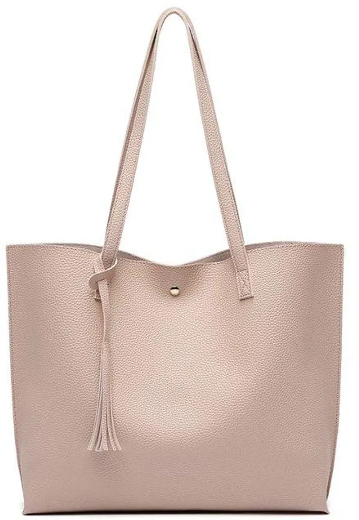 Grand sac bandoulière de cours ou travail, similicuir grande capacité