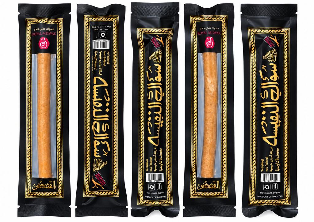 5 x Sewak - Miswak Zahnbürste Produktbild 
