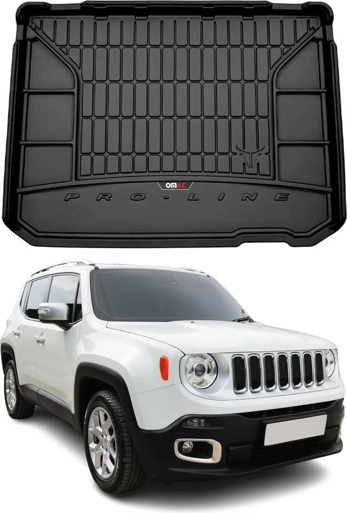 OMAC rivestimento del bagagliaio in gomma per Jeep Renegade 2014-2018 rivestimento del bagagliaio in TPE nero