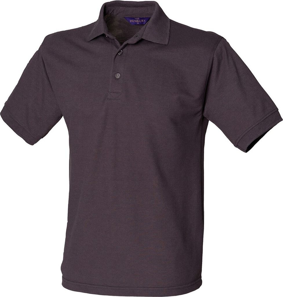 Henbury - Poloshirt Schwere Qualität für Herren PC6086 (M) (Dunkelgrau)