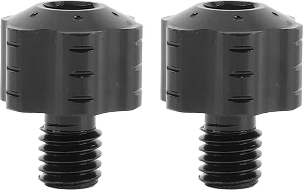 2 Viti per Specchietto Moto Universali M10 Nere - Sicurezza Strada