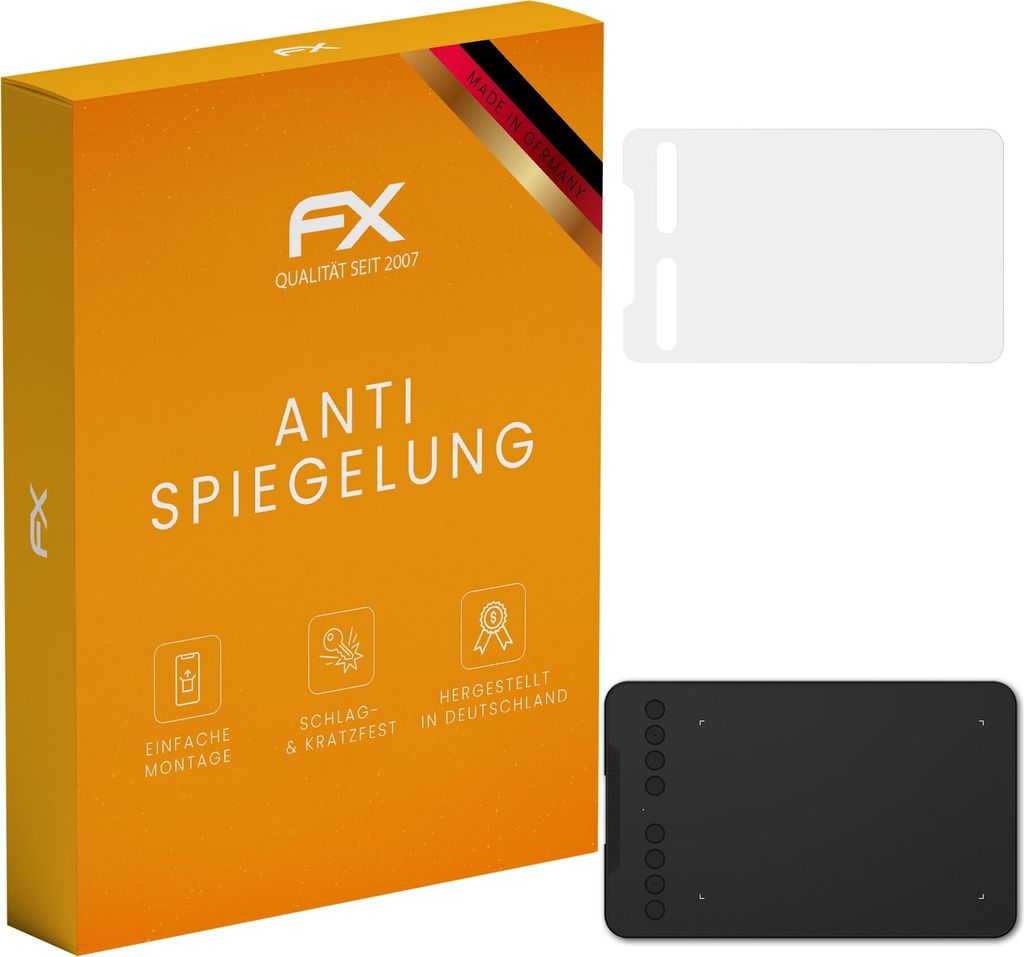 atFoliX FX-Antireflex 2x Schutzfolie kompatibel mit XP-PEN Deco mini7 Displayfolie