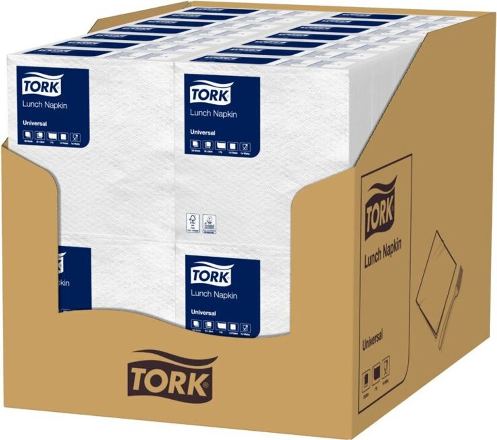 tork 509335 TORK Lunch-Servietten, 300 x 300 mm, Zdjęcie produktu 