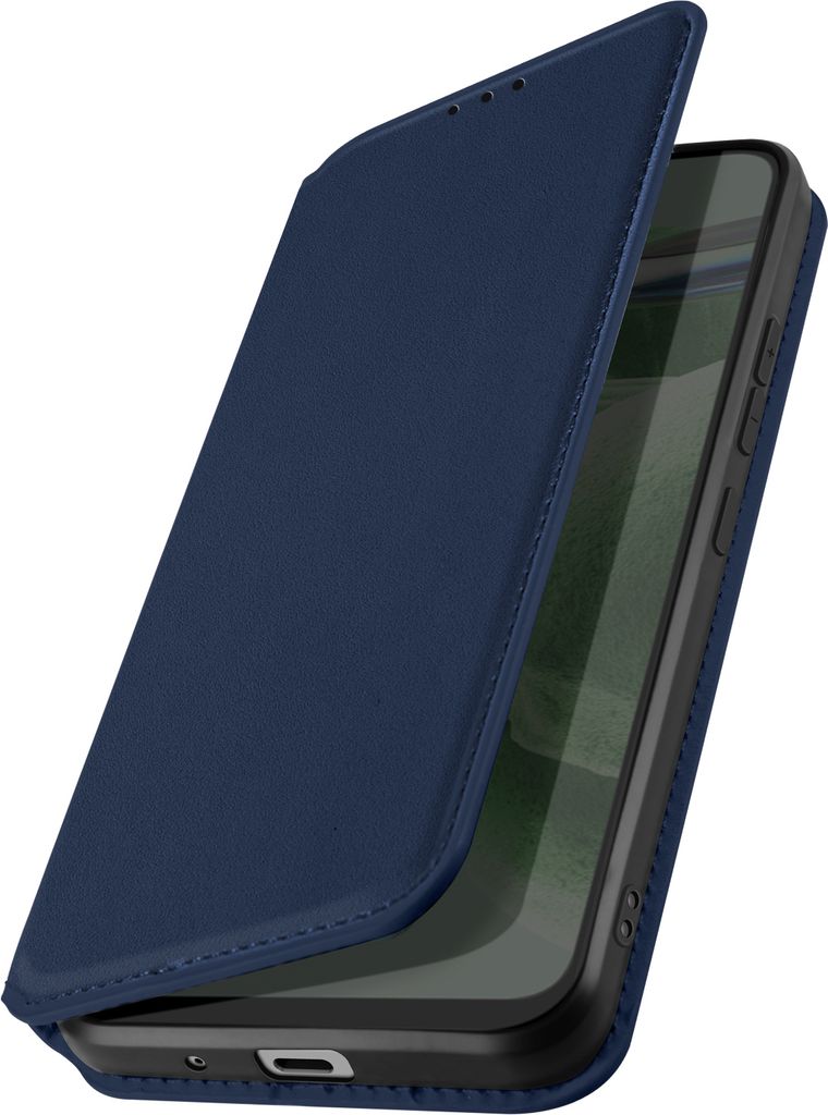 Kunstleder Cover Classic Edition für Huawei Y6p – Dunkelblau