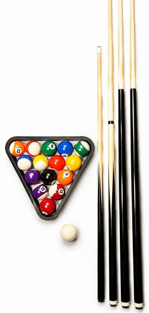 John West Billard Einsteiger Set - Kugeln + Triangel + 4 Produktbild 