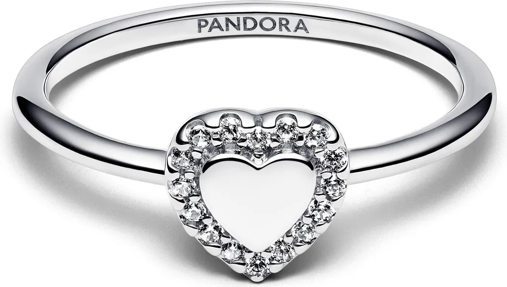 Anello Pandora Timeless Cuore Argento 925 Zirconi - Trend 2024 - 2