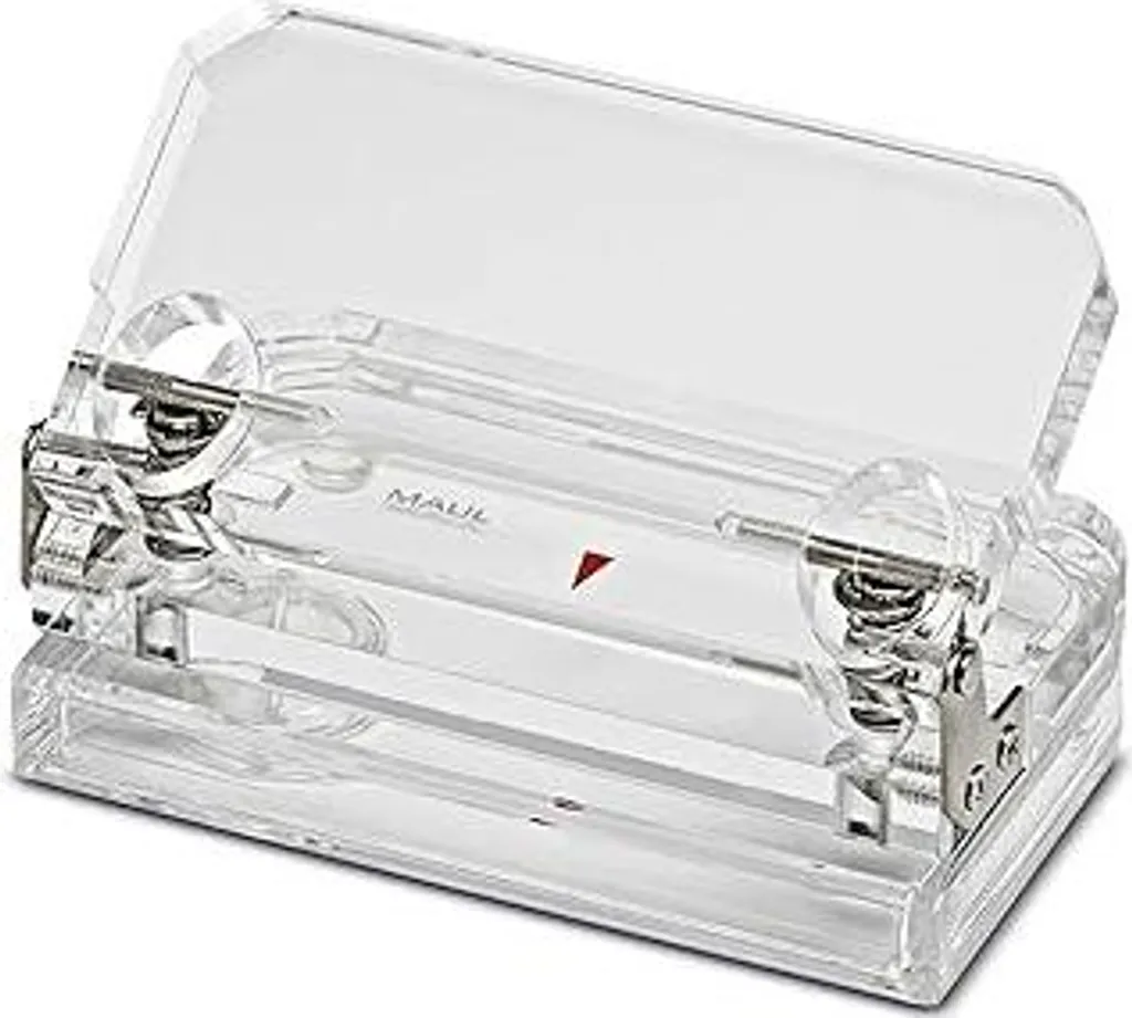 MAUL Perforatrice Piccola Trasparente | Accessorio Ufficio 8 Fogli