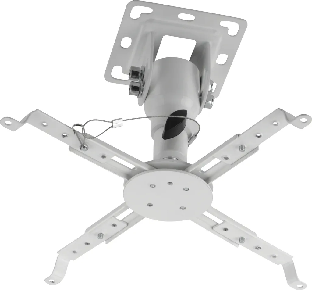 Support plafond vidéoprojecteur 20kg Transmedia réglable haute qualité