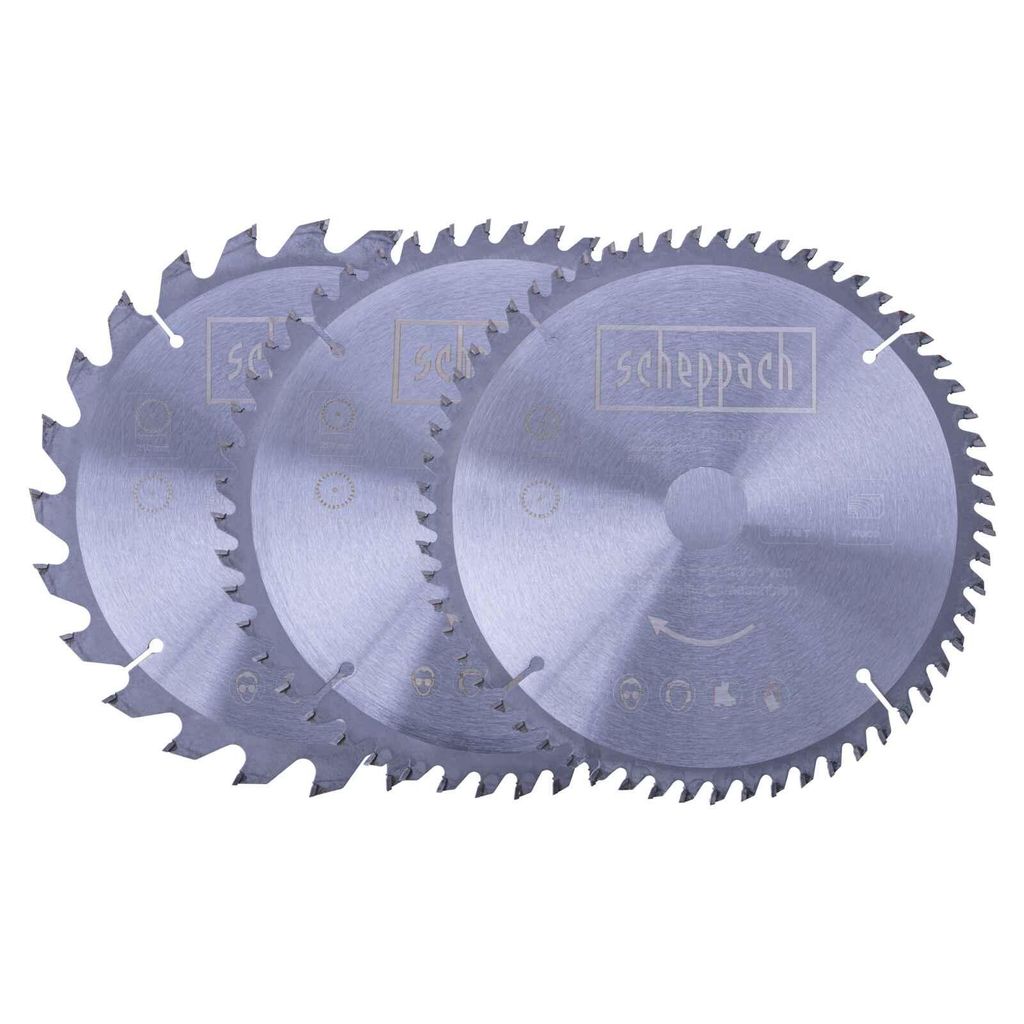 Scheppach HW Kreissägeblatt-Set (3-teilig) - Ø 210 x 30 x Produktbild 