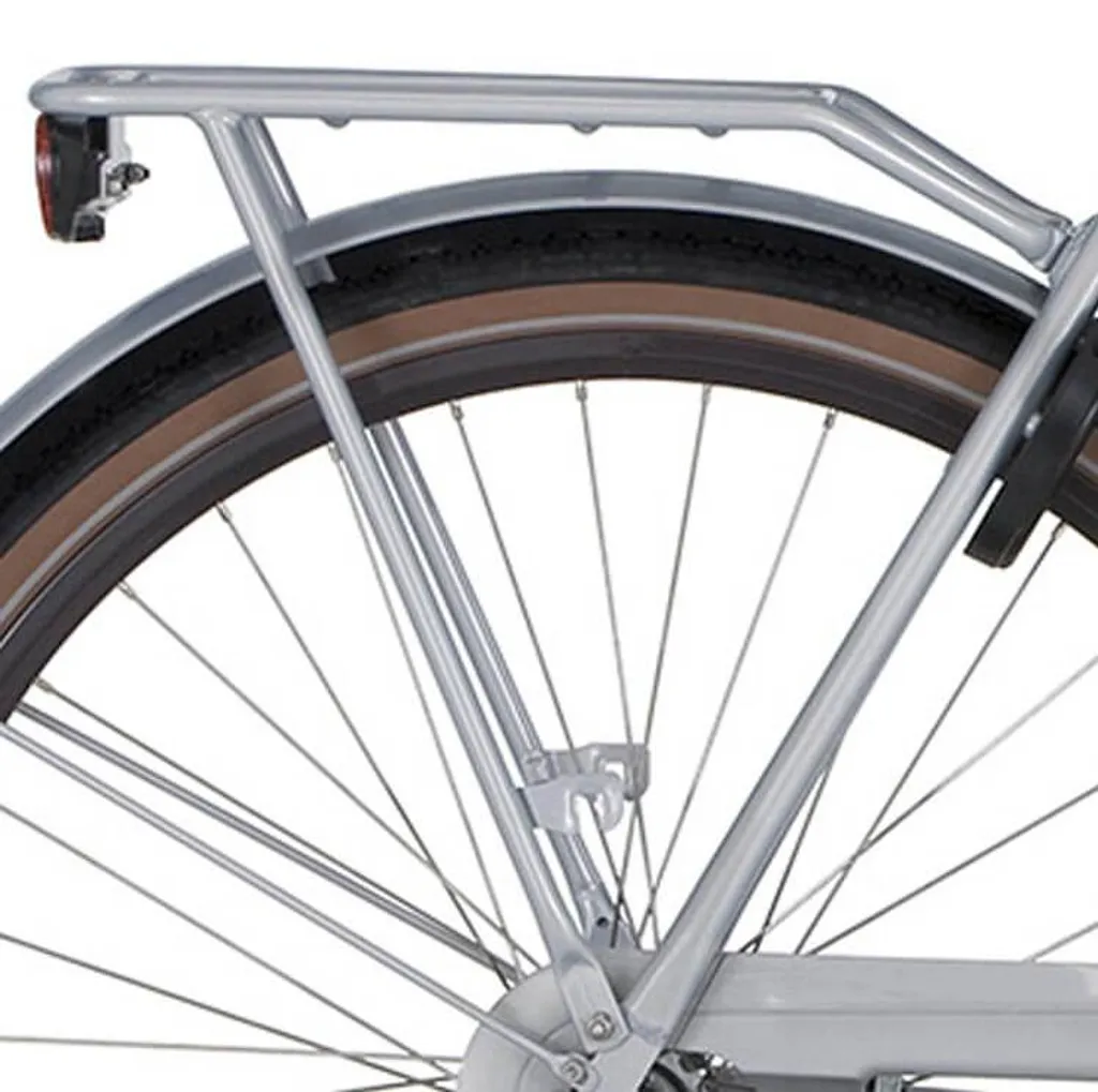 Porte-bagages de vélo arrière Cortina U5 coloris Souris Gris D57 H65 mm