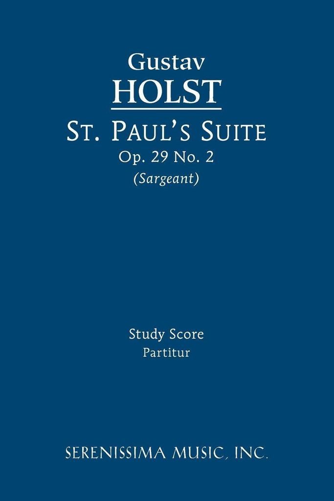St. Paul's Suite, Op.29 Nr.2 Produktbild 
