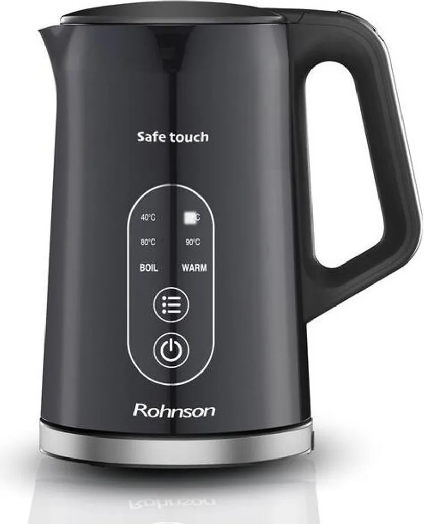 Bouilloire Rohnson R-7527 Safe Touch - Design Inox et Sécurité Thermique