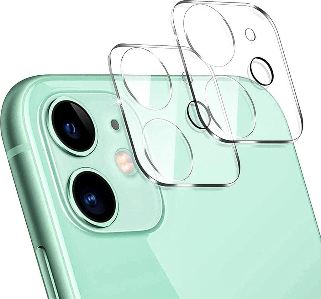 2x Conie Kunststoff Kamera Schutzfolie für iPhone 11 Kameraschutz Panzer Folie Handy Linse Schutz Set