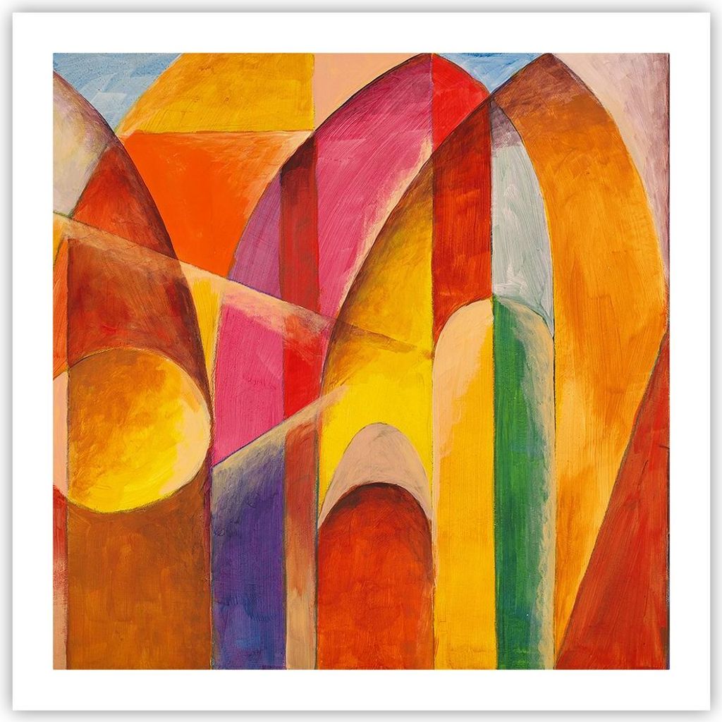 Poster - Poster ohne Rahmen - Abstraktion modern - 60x60 cm Produktbild 
