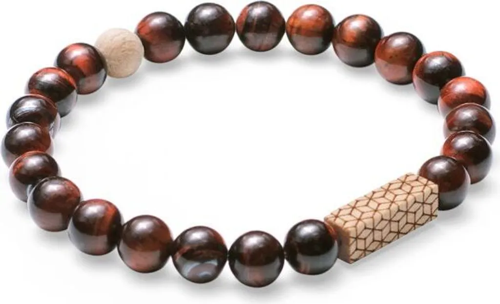 Recensione Bracciale BeWooden Coral Virie XL - Pietra Occhio di Toro