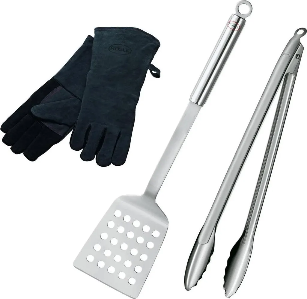 Set Barbecue 3pz Rösle 100671: Alta Qualità Tedesca in Acciaio 18/10