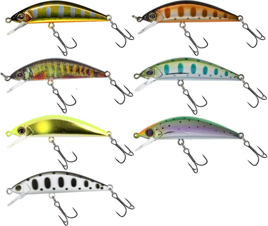 Illex TRICOROLL 47 HW 4,7cm 3,2g sinkender Wobbler, Illex Farben:Visible Ayu