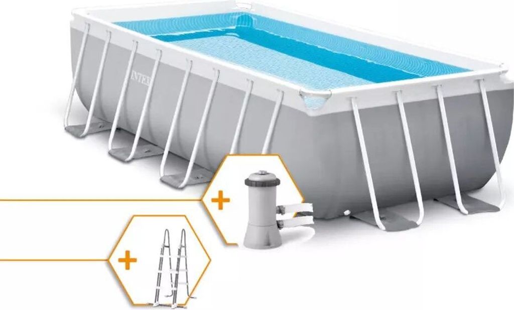 Intex Swimmingpool-Set Prism Frame Rechteckig 400 x 200 x Produktbild 9