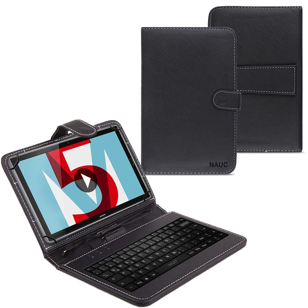 Huawei MediaPad T5 10.1 Tablet Tasche USB Tastatur Keyboard Produktbild 