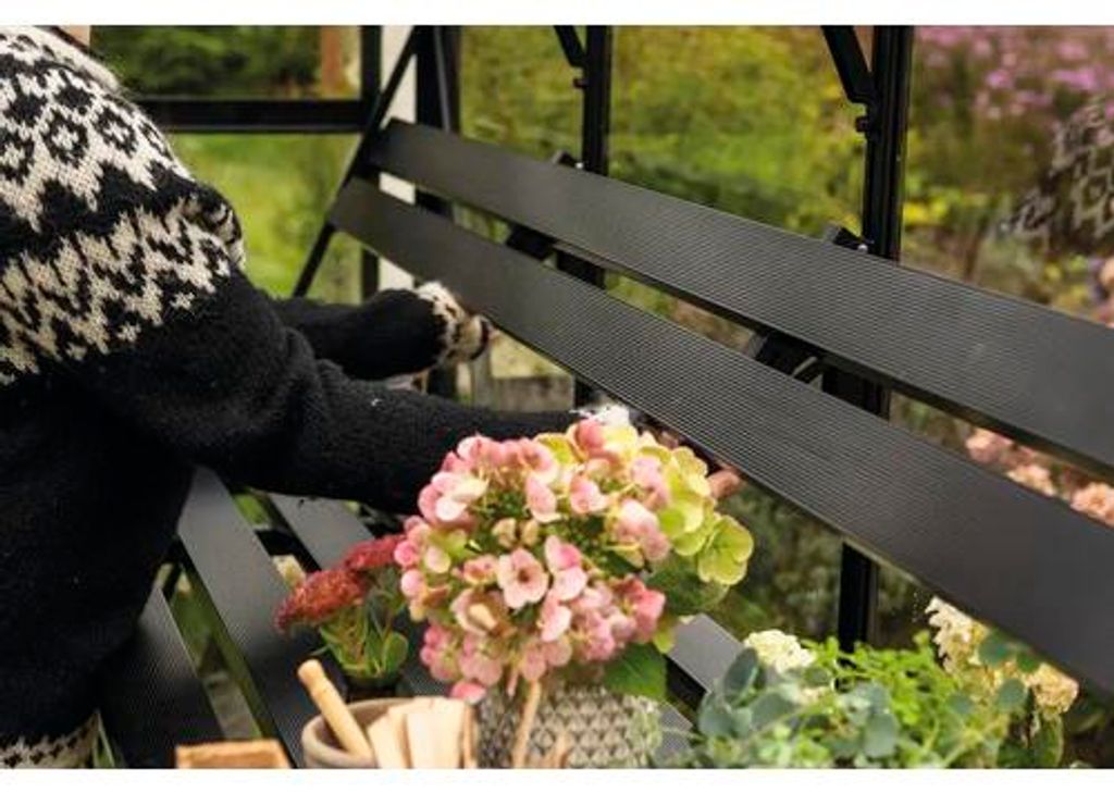 Klappbares Regal Halls Icon Gardenhouse 6 292 x 21,8 cm schwarz