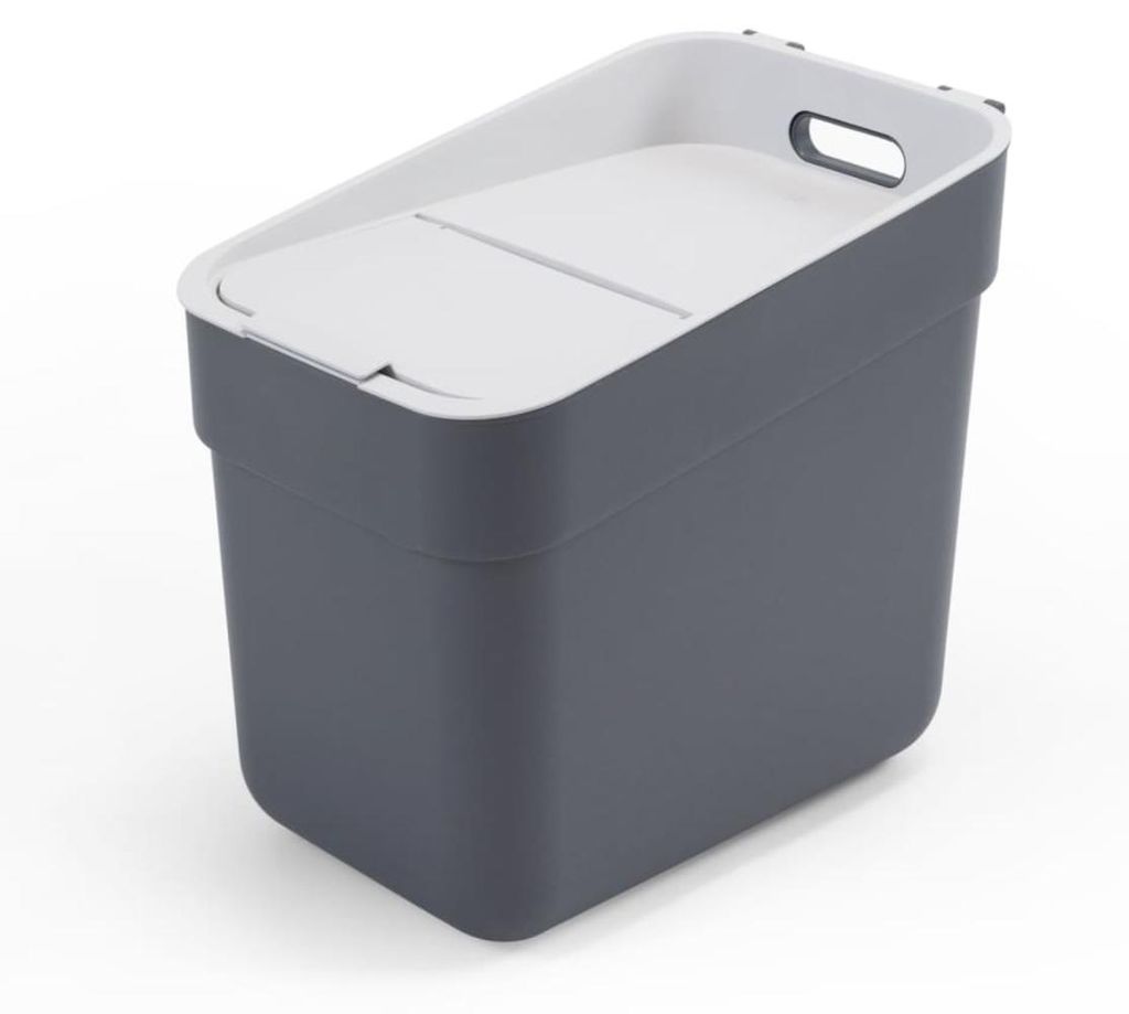 Odpadkový koš na trídený odpad READY 20L, šedý Obrázok produktu 