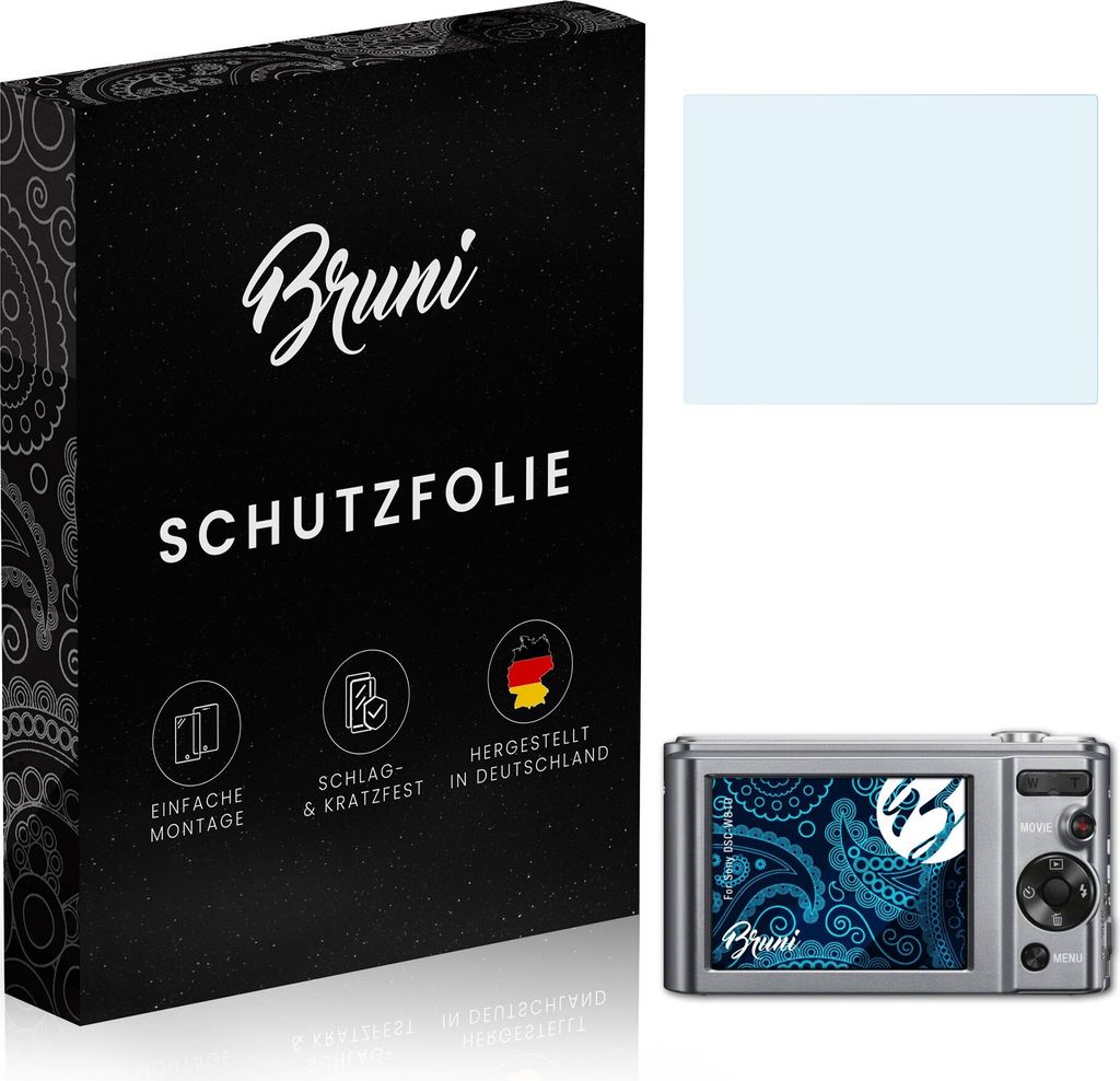atFoliX 4054274728265, Transparent, Sony, DSC-W810, Klare Bildschirmschutzfolie, Kratzresistent, Glänzend