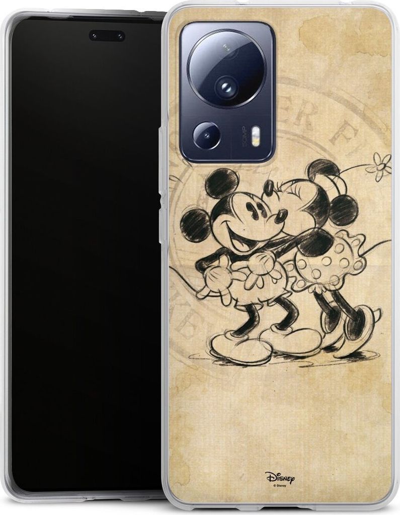 DeinDesign Handyhülle für Xiaomi 13 Lite Silikon Hülle Case Smartphone Schutzhülle Mickey Mouse Minnie Mouse Vintage