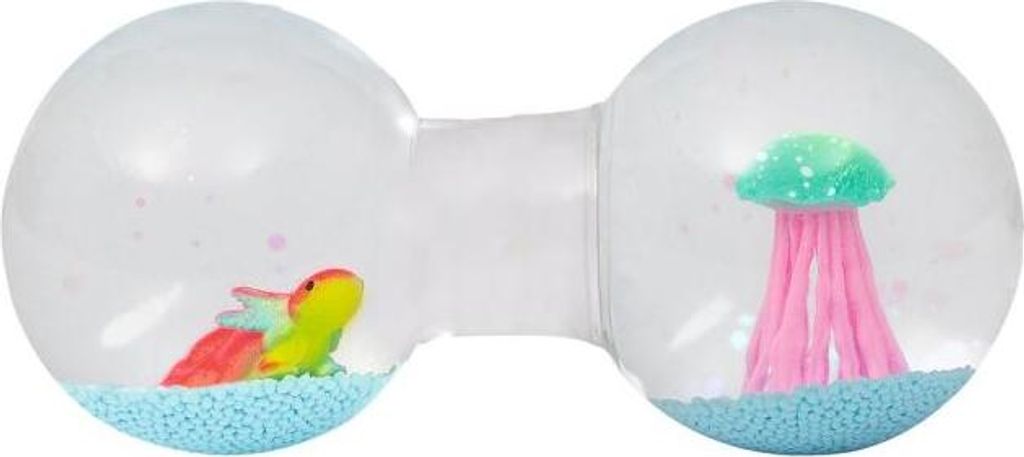 Anti-Stressball Doppelknautschi, Axolotl und Qualle, Produktbild 