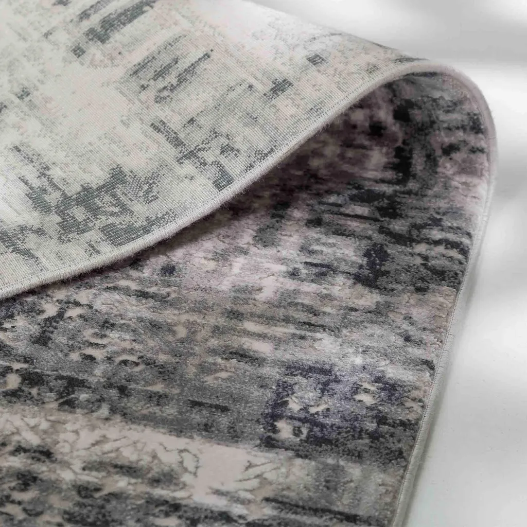 Tapis de salon VISION Anthracite SCHÖNER WOHNEN - 80 x 150 cm Chic