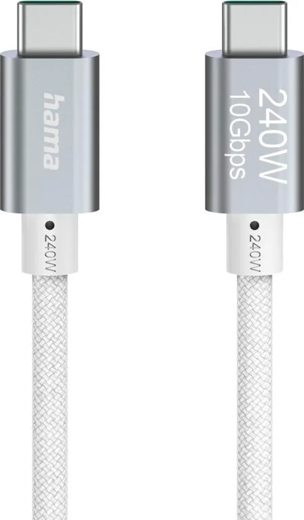 Câble USB-C 240W Full-Featured USB 3.2, Haute Vitesse 10Gbit/s de 1,5m