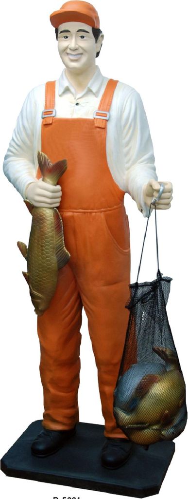Design Fischer Figur Statue Skulptur Figuren Skulpturen Dekoration Deko 5661 Neu