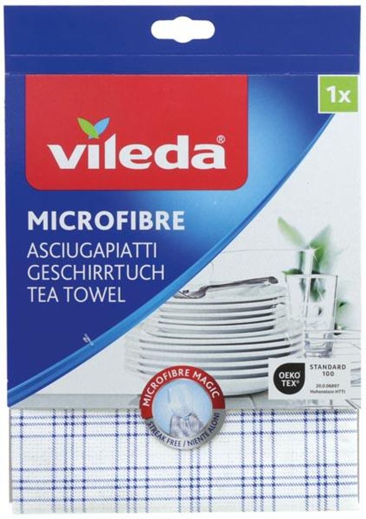 Vileda 122456, Mikrofaser, Polyamid, Polyester, Pink, Produktbild 