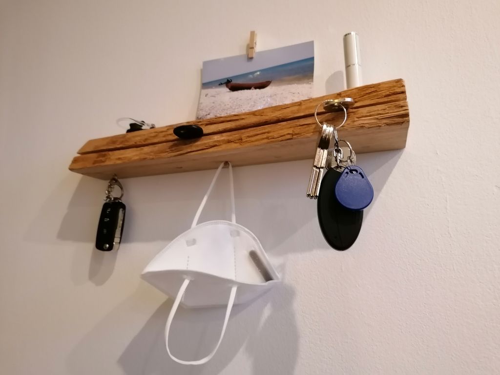 ELI Schlüsselbrett Fritz Eiche - 60 cm - mit Magneten