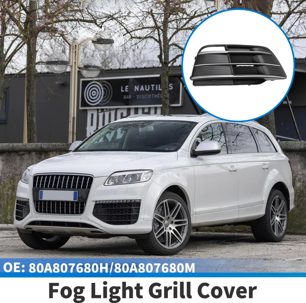 Grille inférieure avant droite SQ5 : pièce durable ABS Noir Argent