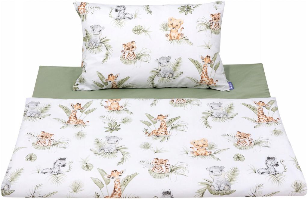 Jukki dětské povlečení 120x90 cm – Savanna Fun Obrázek produktu 