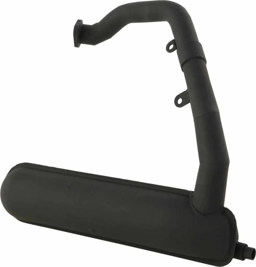 Pot d'échappement sport SIP Racing acier noir : Tuning moteur Vespa PX