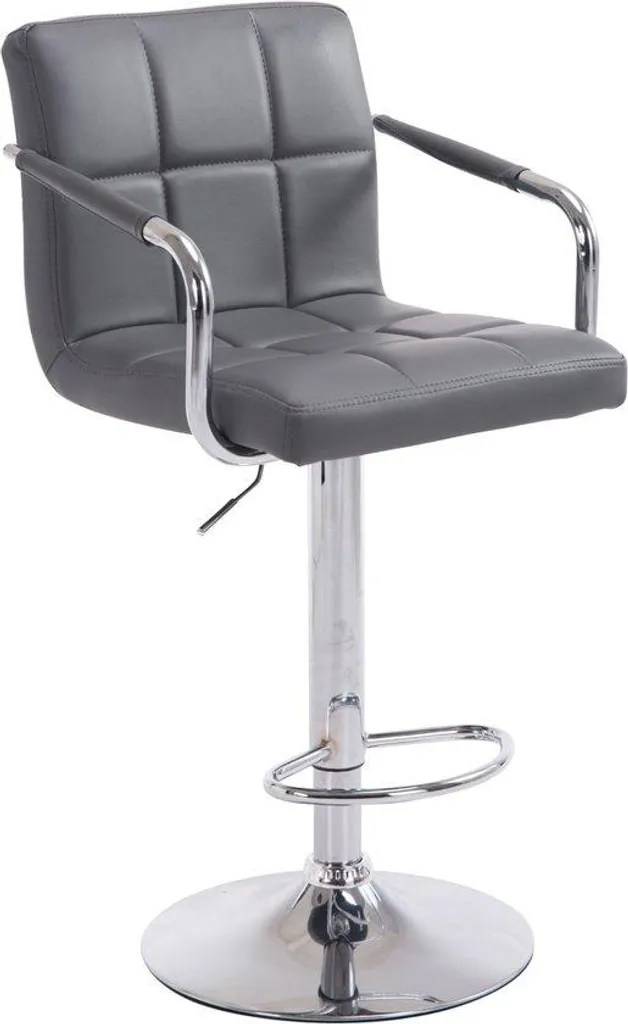 Tabouret de bar pour îlot central et cantine hauteur réglable 61 à 81 cm