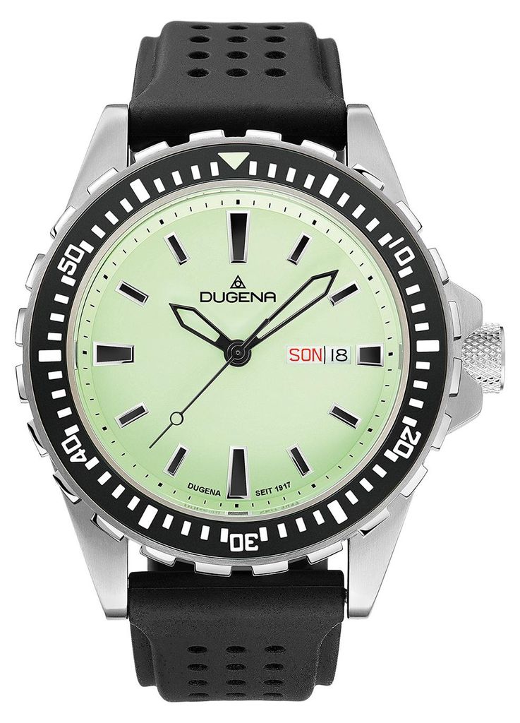 Dugena 4460980 Herren-Armbanduhr, Edelstahl-Gehäuse Produktbild 