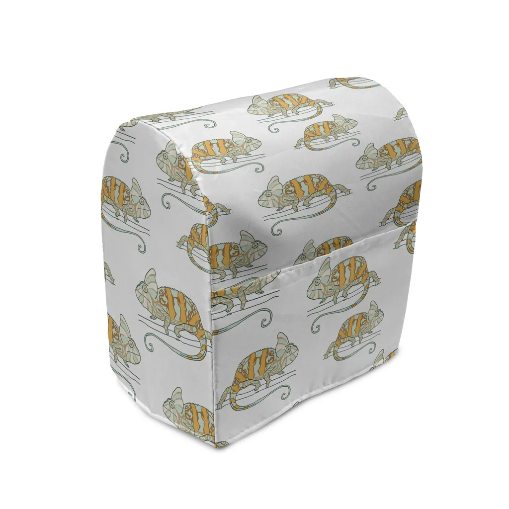 ABAKUHAUS Housse de Mixeur Reptile Caméléon Multicolore 36 x 39 x 24 cm
