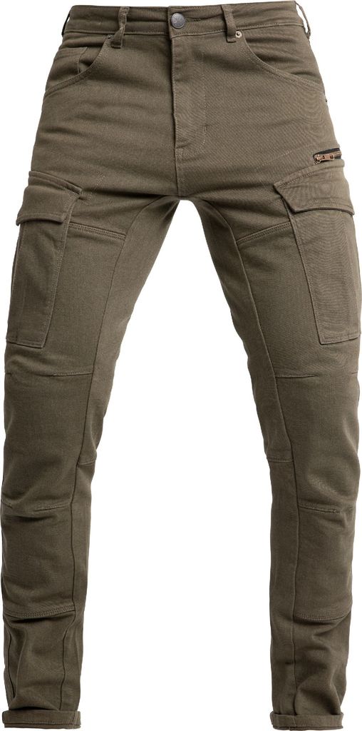 John Doe Motorrad Hose Defender Mono XTM Olive-W38-L36