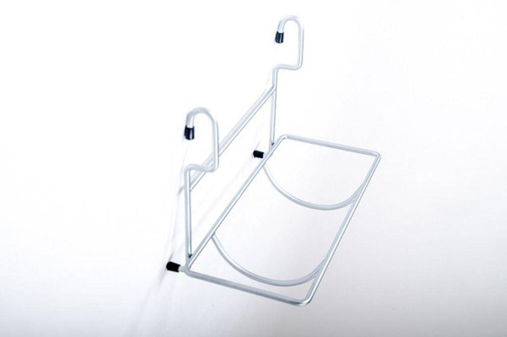 Wesco Relingsystem Rollenhalter 1 Fach Matt-Chrom Produktbild 