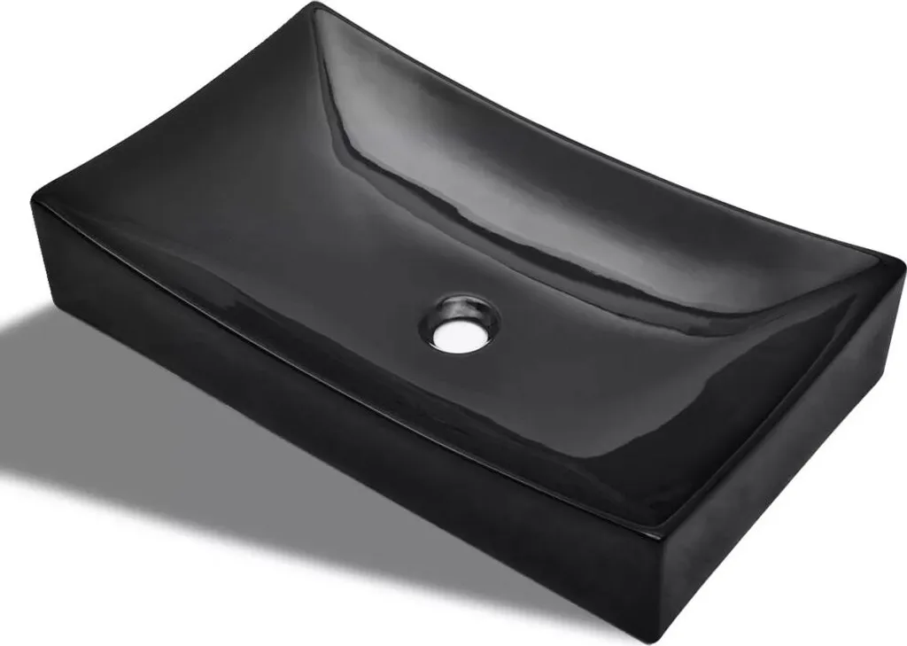 Aménager une Salle de Bain avec le Lavabo Rectangulaire Noir vidaXL