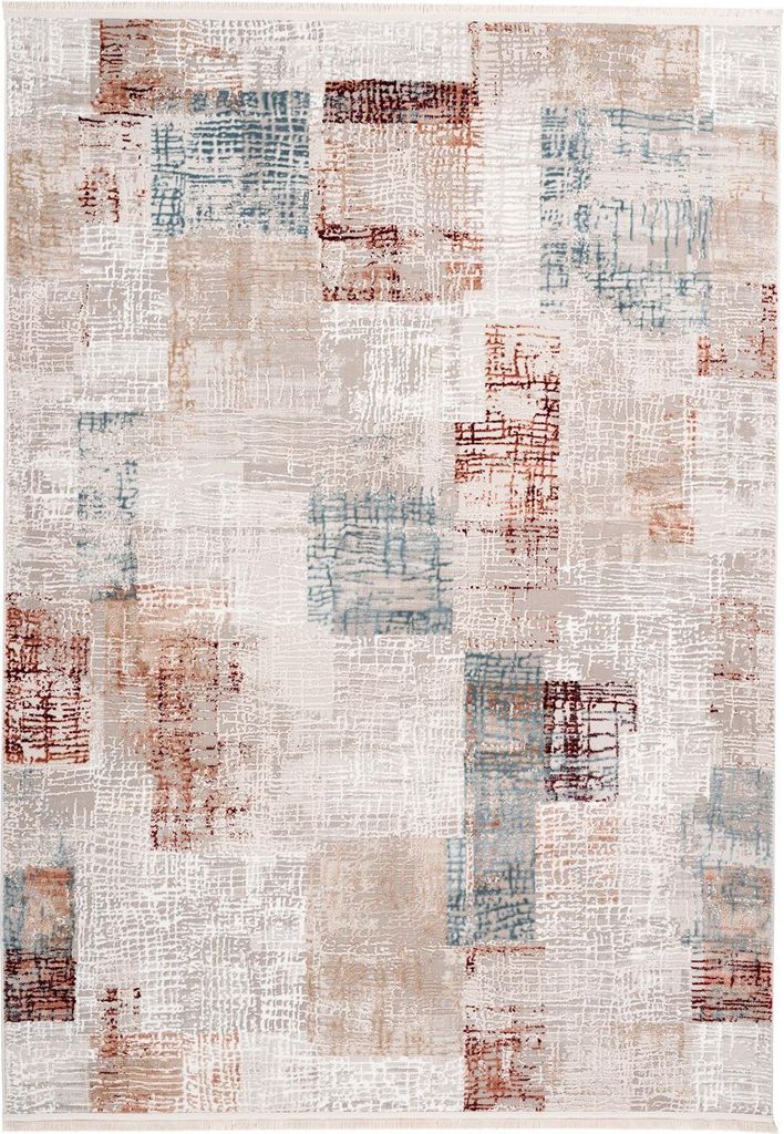Akropolis 400 Grau / Lachsrosa 200cm x 300cm Produktbild 