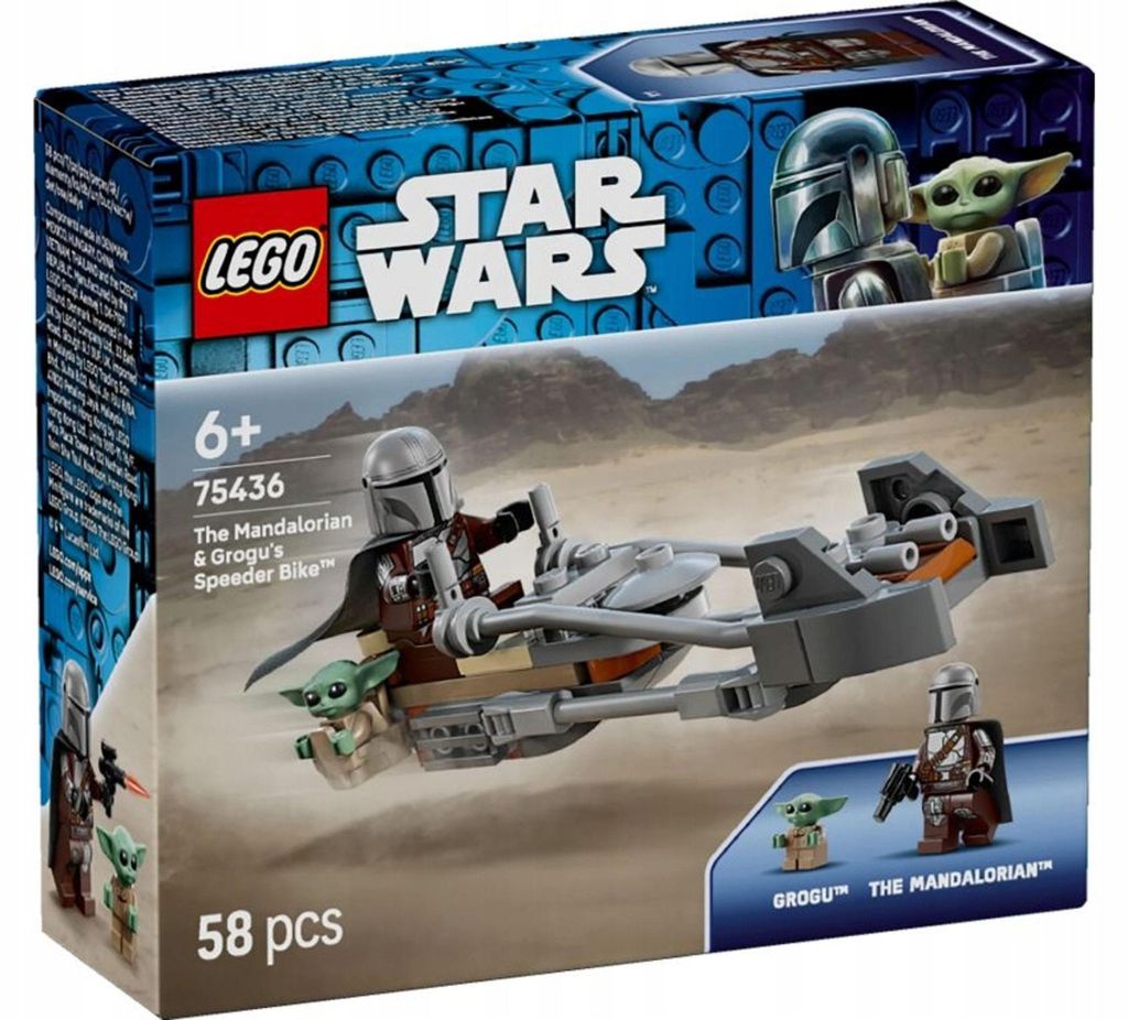 LEGO Star Wars: De Mandaloriaan en Grogu op hun Productafbeelding 