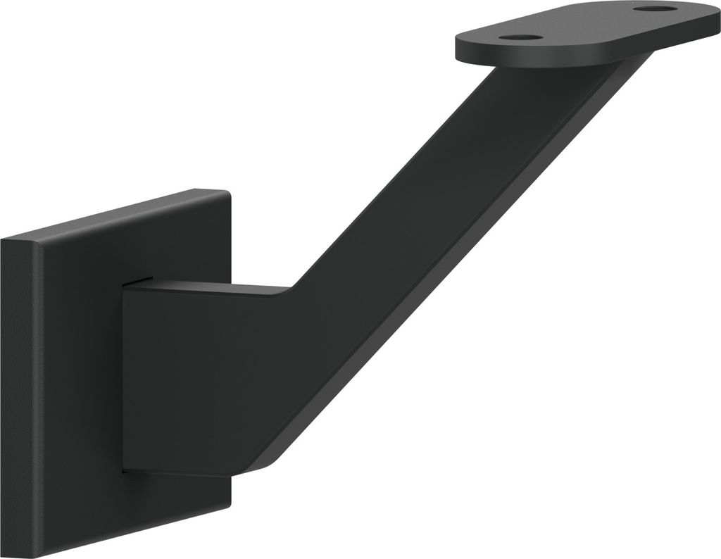 Sellon24® Handlaufhalter Handlaufträger Stahl Wand Holz Produktbild 