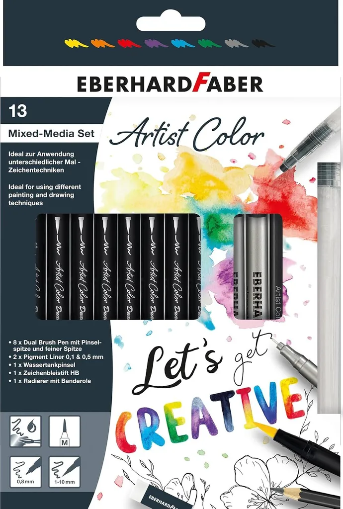 Set Mixed-Media Artist Color idéal pour esquisse et illustration de mode