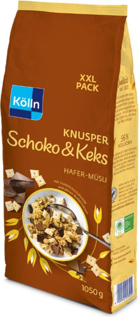 Kölln Müsli Knusper Schoko & Keks, Sparpack 1050g