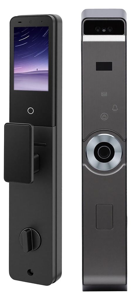Chytrý zámek s kamerou, rozpoznávající obličej v 3D, otisky Obrázek produktu 