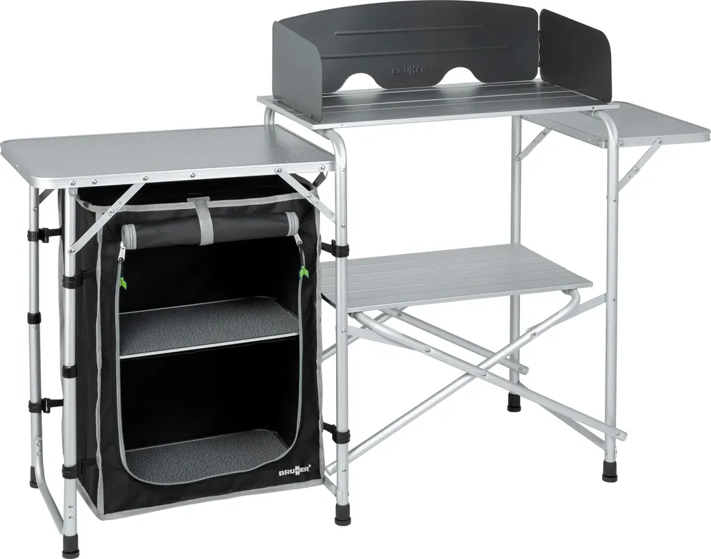 Meuble cuisine camping alu Brunner Snack Easy avec plan de cuisson - 2