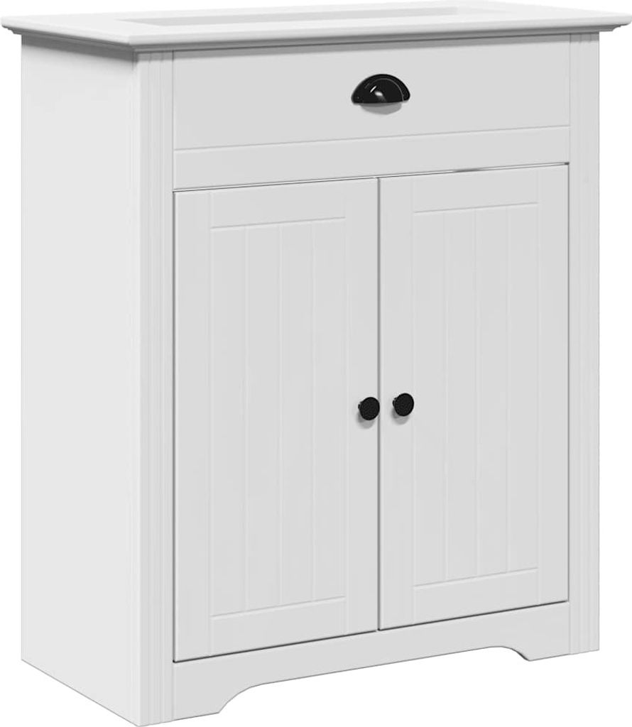 Waschbeckenunterschrank BODO Weiß 70x35x80 cm